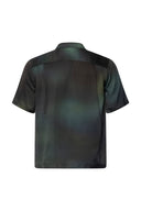 Printed Short-Sleeve Shirt – 100% Satin Viscose