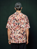 Printed Short-Sleeve Shirt – 100% Satin Viscose